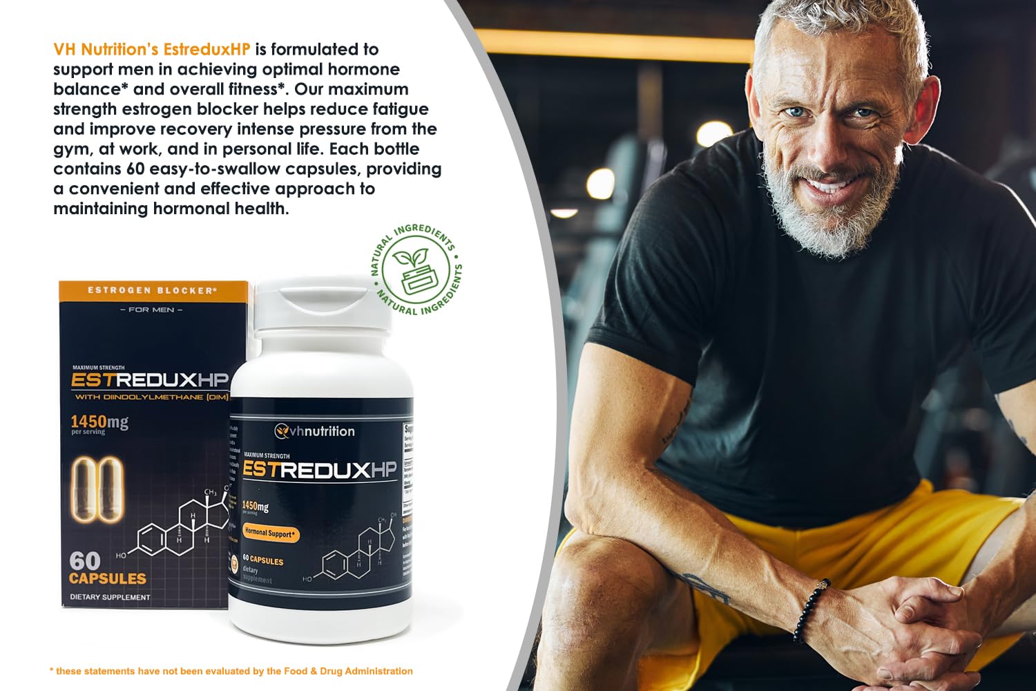 VH Nutrition cápsulas sueltas mostrando textura y fácil ingestión