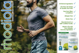 VH Nutrition cápsula sostenida en mano para mostrar tamaño cómodo y practicidad