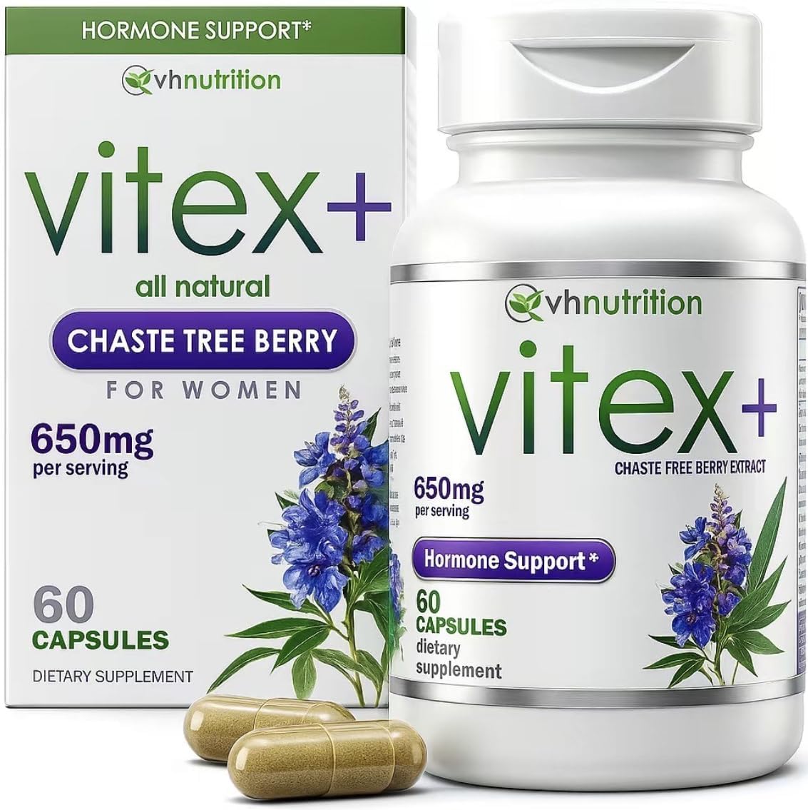 VH Nutrition VITEX+ frente del envase mostrando pureza y concentración