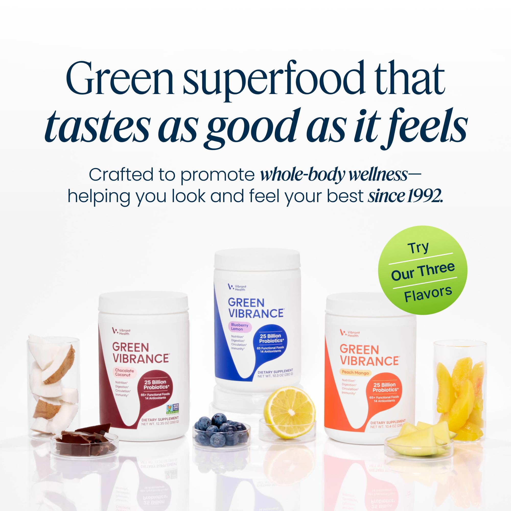 Vibrant Health escena de desayuno saludable que inspira uso diario