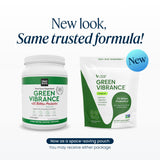 Vibrant Health polvo verde textura fina, mezcla fácil de disolver