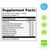Vibrant Health etiqueta de ingredientes clara que ofrece transparencia y confianza