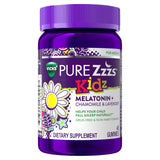 VICKS PURE Zzzs Kidz frontal del empaque mostrando información clave