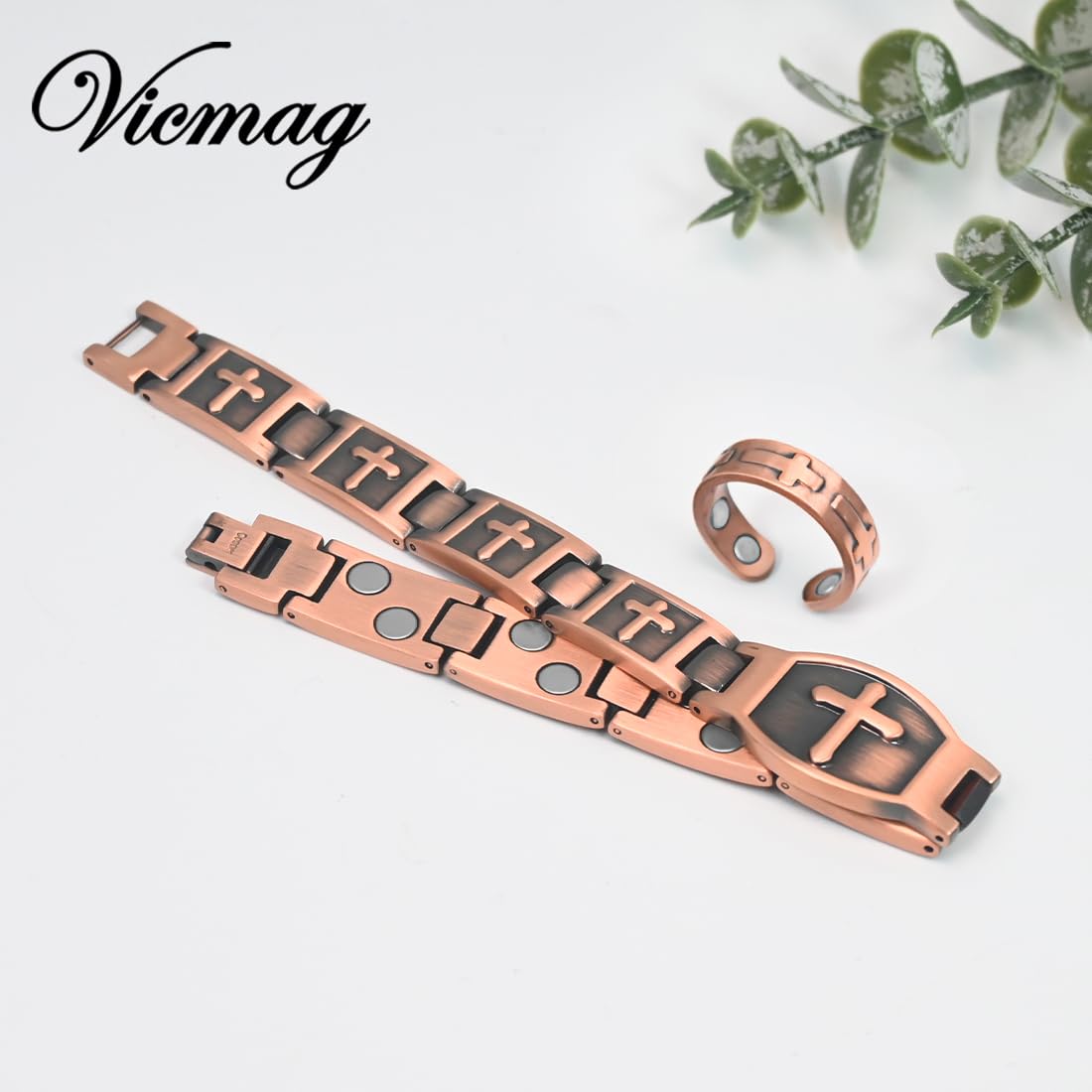 Vicmag pulsera en ambiente cotidiano, combina con estilo diario