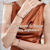 Vicmag pulsera combinada con ropa casual para uso diario