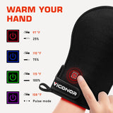 Viconor detalle de LEDs 660nm y 880nm que ofrece tratamiento focalizado