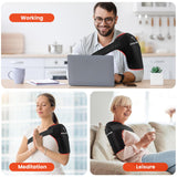 Viconor paquete con cables y manual mostrando accesorios para uso flexible