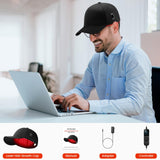 Viconor persona usando la gorra en casa integrándola en rutina diaria