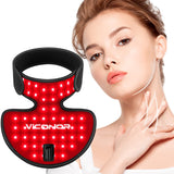 Viconor vista frontal del dispositivo cubriendo cuello y pecho con confort