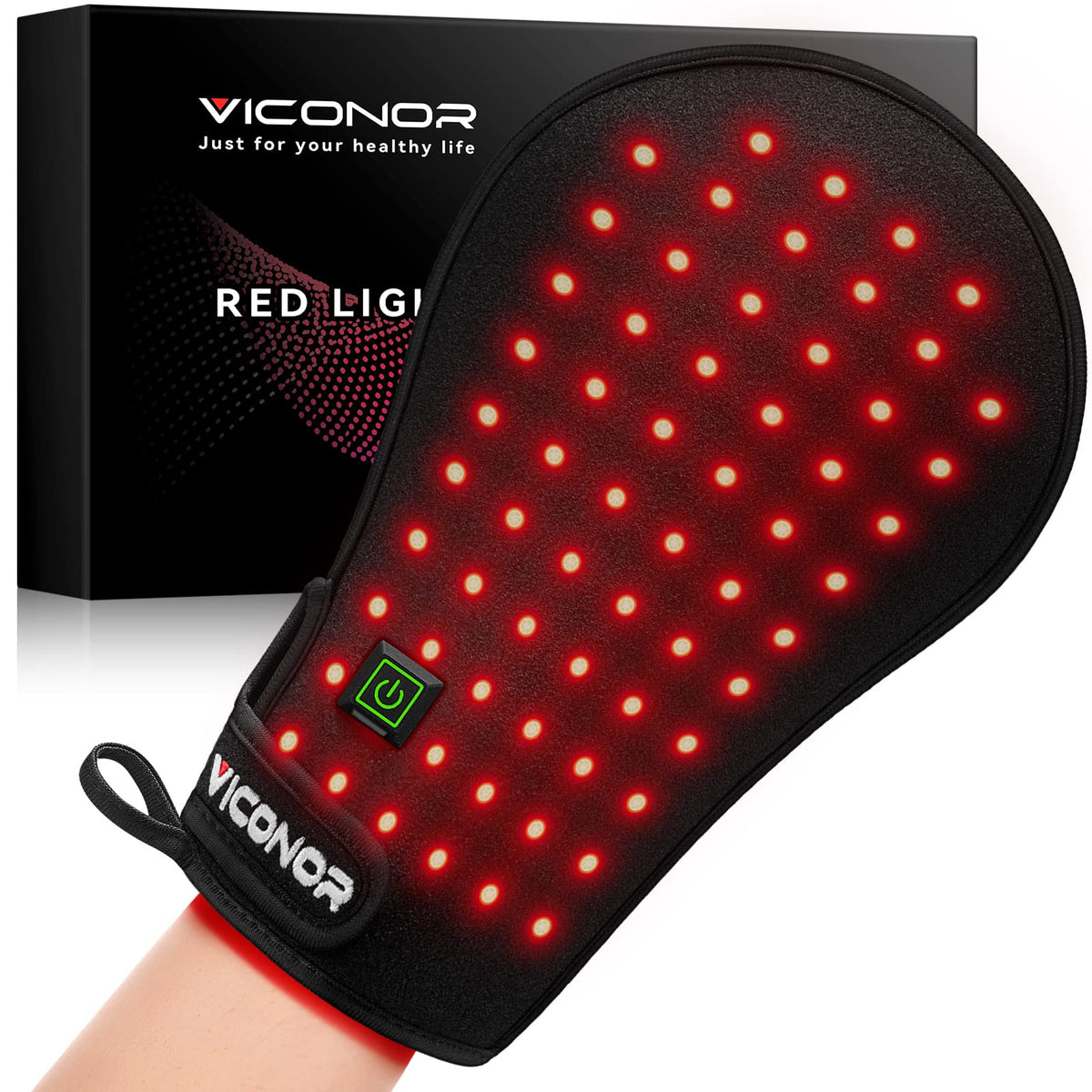 Viconor guante frontal mostrando ajuste y cobertura, ideal para uso doméstico
