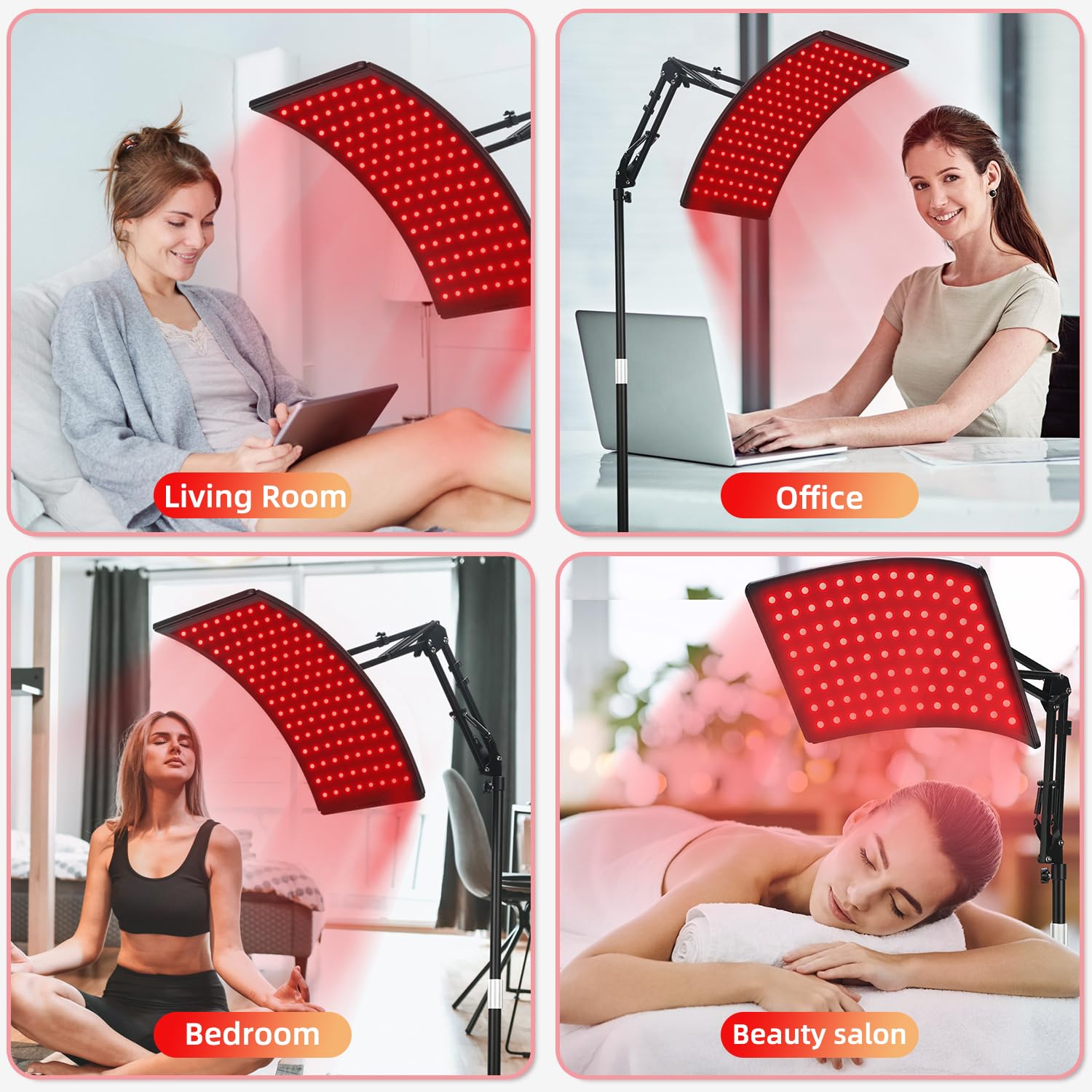 Viconor soporte ajustable mostrando ángulo flexible para distintas zonas