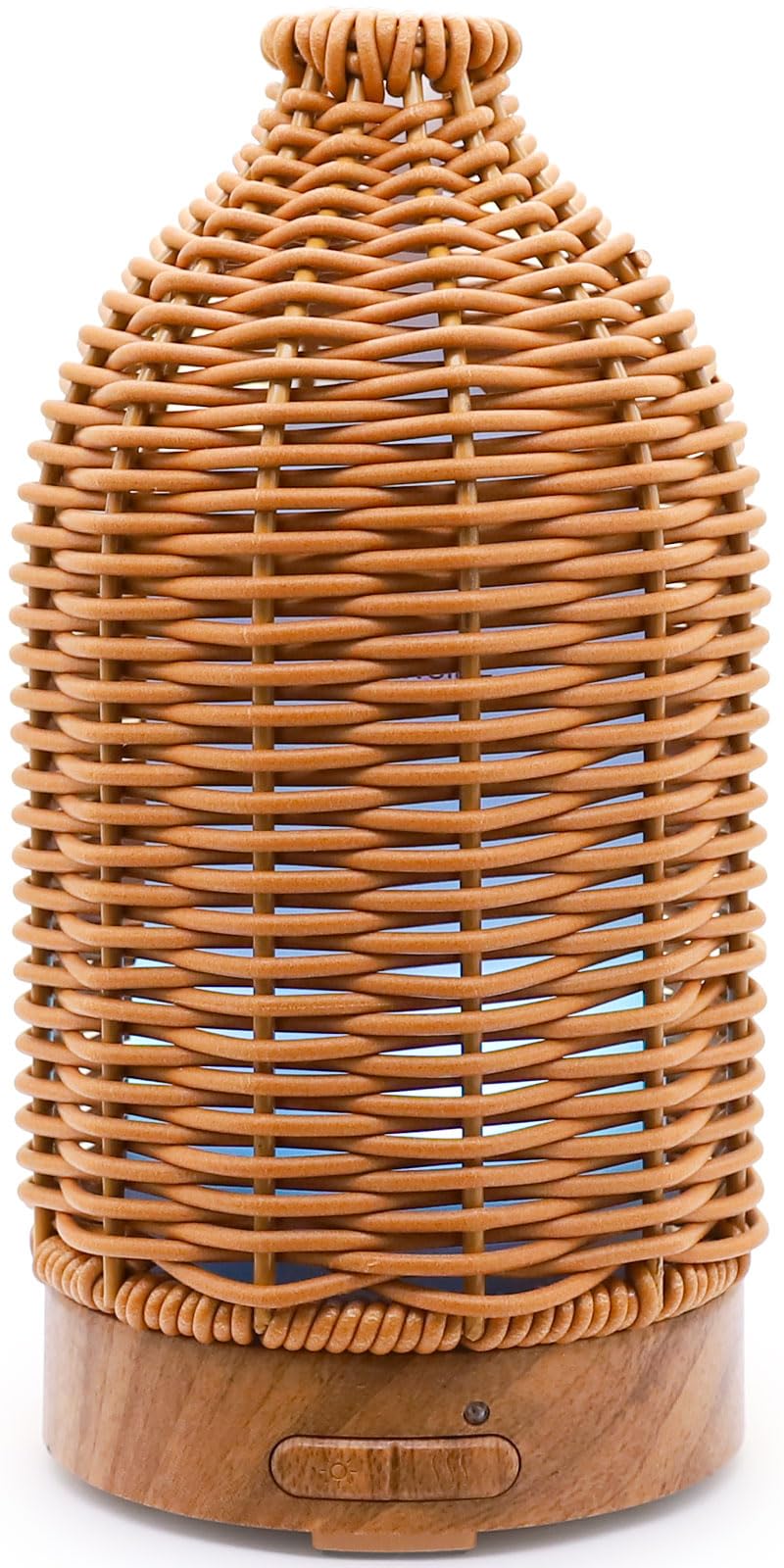 VICTORIA AROMA difusor rattan frontal mostrando diseño y acabado elegante