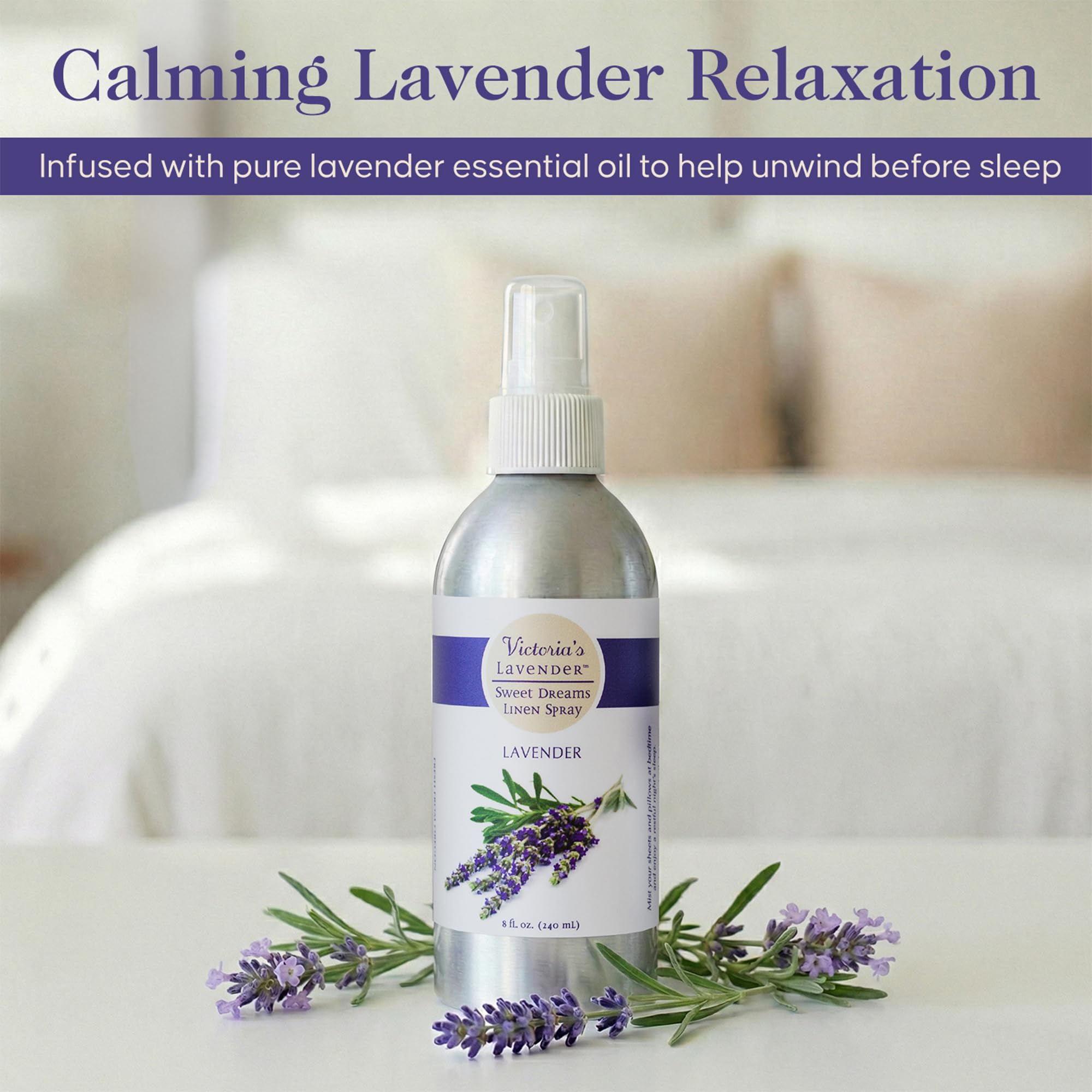 Victoria's Lavender detalle del atomizador fácil de usar para rociar telas