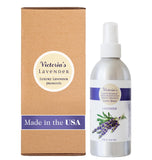 Victoria's Lavender frasco frontal mostrando diseño y beneficio relajante