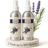 Victoria's Lavender envases frontales pack 2 mostrando diseño y conveniencia