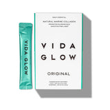 Vida Glow vista frontal del envase mostrando diseño y cantidad
