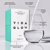 Vida Glow sobre monodosis de 3 g fácil de llevar y dosificar