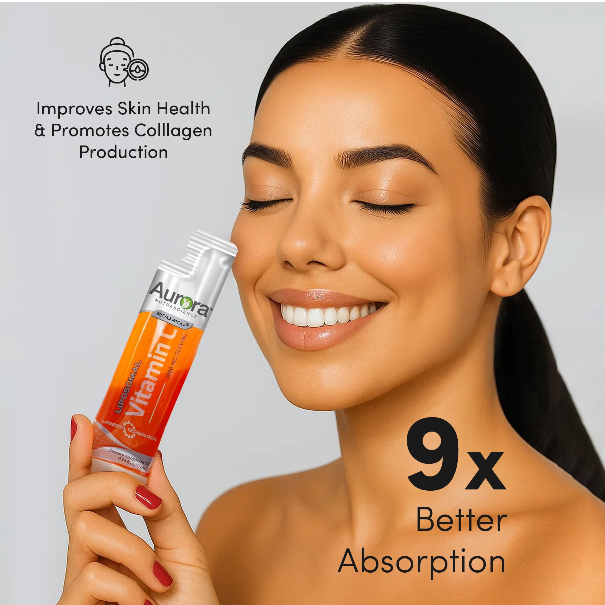 Vida Lifescience Aurora etiqueta de ingredientes mostrando limpieza y transparencia