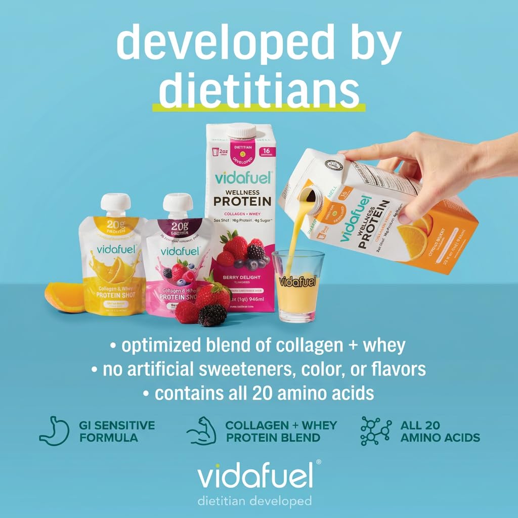 VIDAFUEL pack de 12 sobres dispuesto para almacenamiento y uso