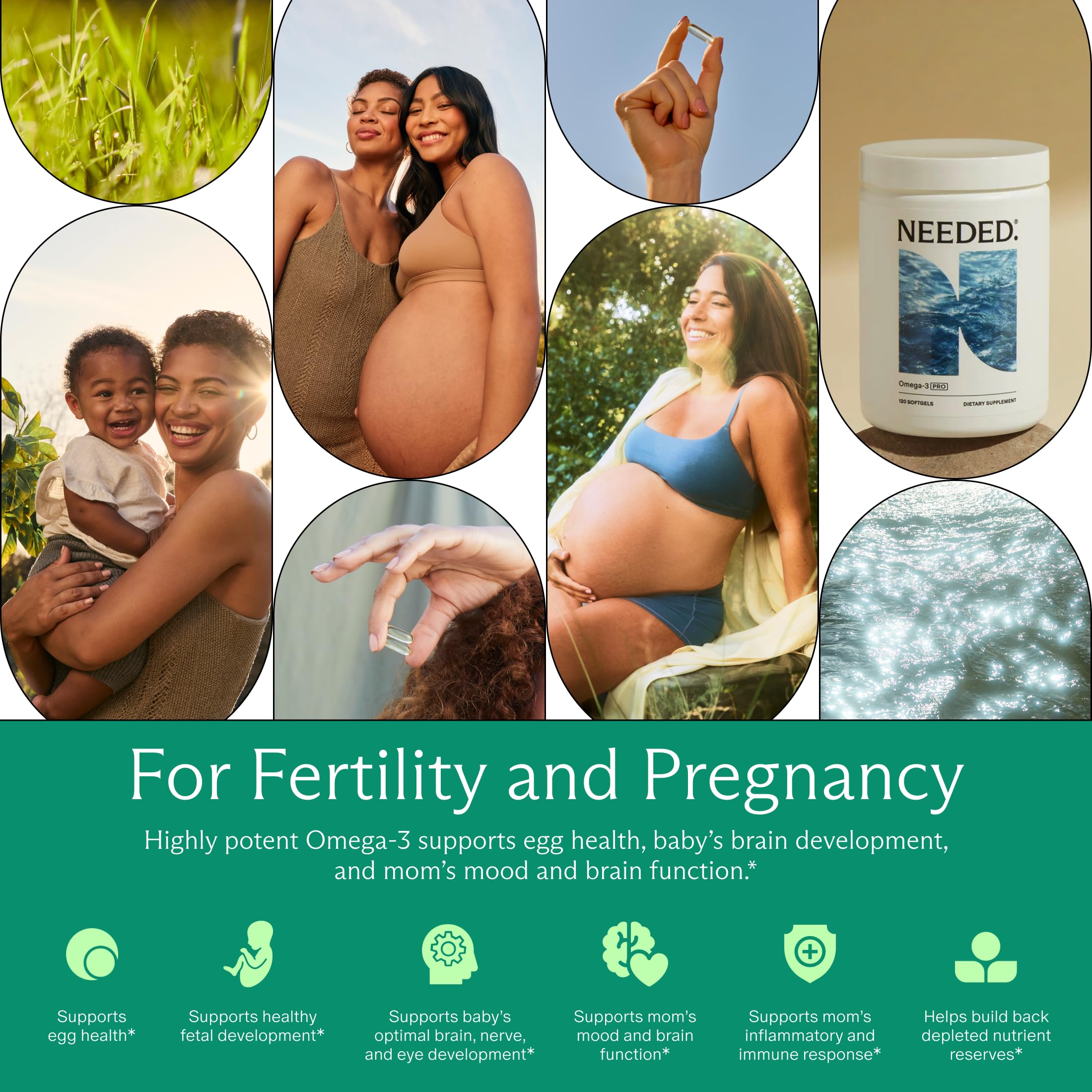 VidaMar etiqueta nutricional visible con contenido de DHA y EPA claro
