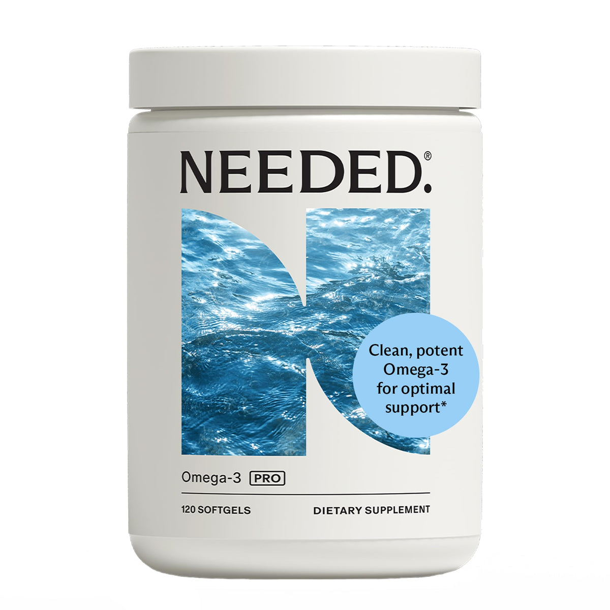 VidaMar frasco delantero del suplemento omega-3 con beneficio de alta potencia