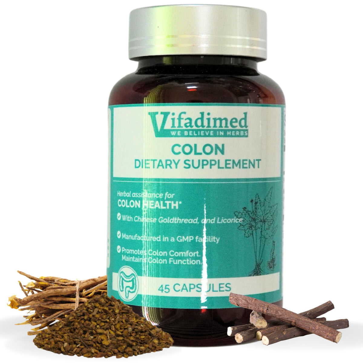 VIFADIMED frontal del producto mostrando el envase y beneficio de apoyo digestivo