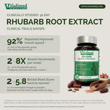 VIFADIMED ruibarbo y otros ingredientes naturales junto al frasco
