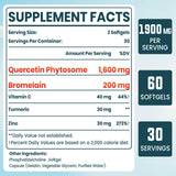 Vigorizar presentación de 60 softgels, concentración por porción