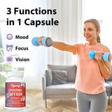 Vigorizar cápsula abierta mostrando encapsulado liposomal y absorción mejorada