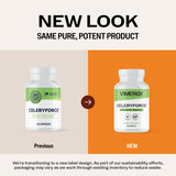 Vimergy Celeryforce etiqueta con ingredientes evidenciando transparencia