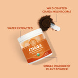 Vimergy chaga en taza infusión alternativa al café con sabor reconfortante