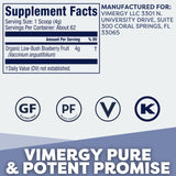 Batido matinal con Vimergy mezclado, aporta antioxidantes y energía natural
