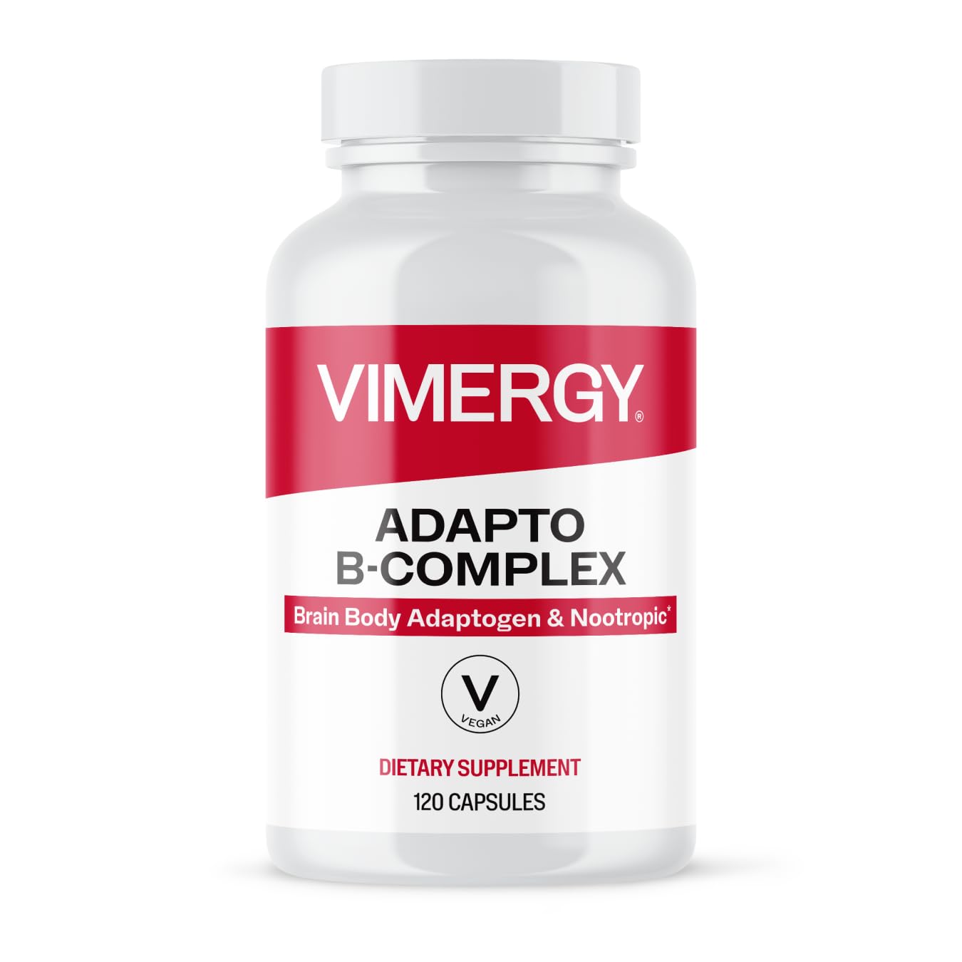 Vimergy frasco del producto mostrando etiqueta clara y beneficios