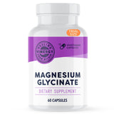Vimergy envase frontal del Magnesium Glycinate mostrando diseño y tamaño, fácil identificación