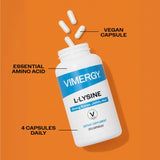 Vimergy polvo de lisina añadido a batido para mezcla fácil