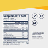 Vimergy Micro-C etiqueta con ingredientes y certificaciones claras