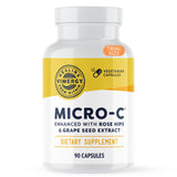 Vimergy Micro-C frontal del empaque mostrando la dosis y beneficios