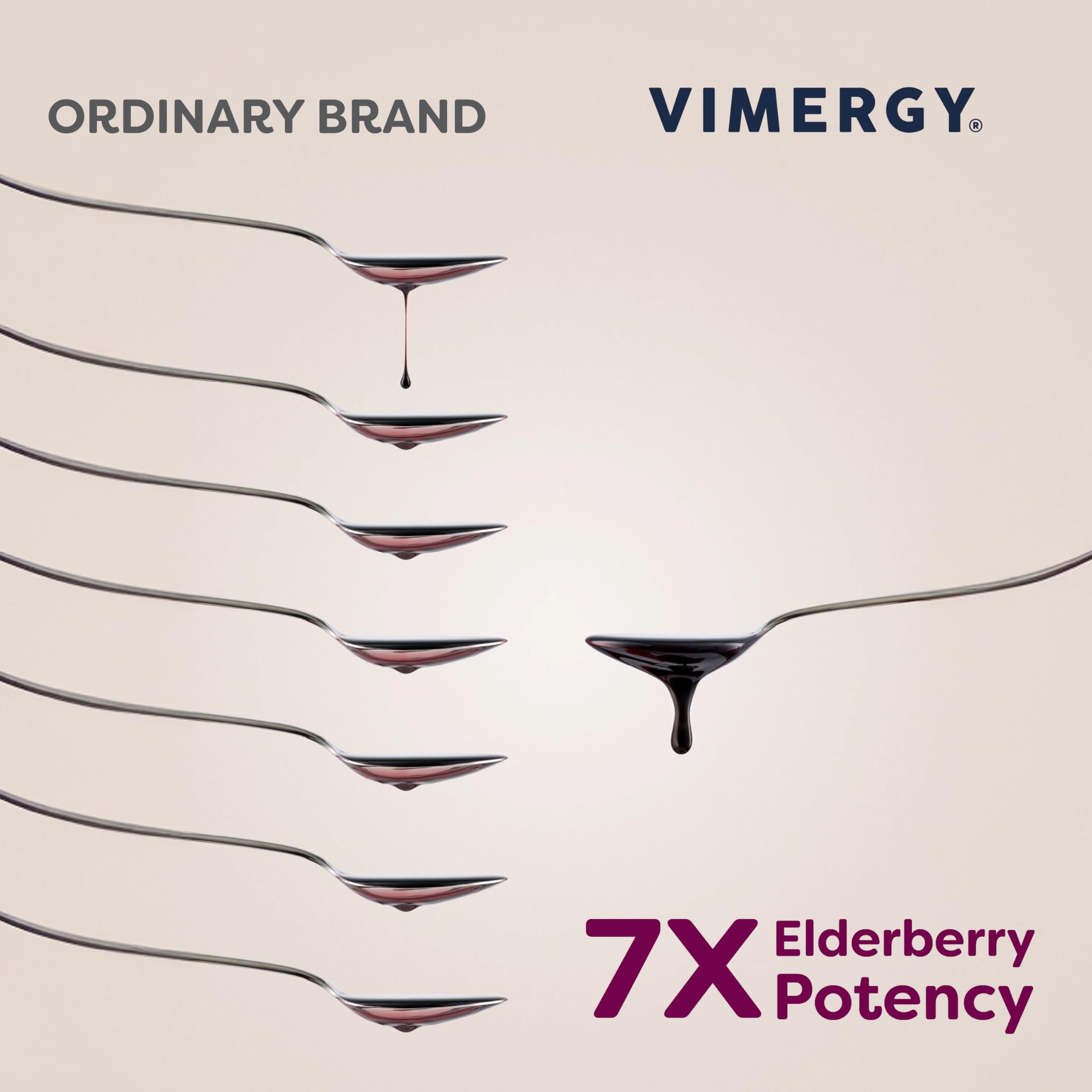 Vimergy Soothe Wise botella abierta mostrando color y pureza del jarabe