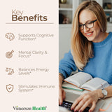 Vimerson Health cápsulas en primer plano resaltando textura y calidad vegana