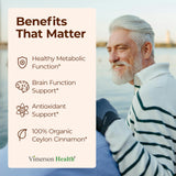 Vimerson Health primer plano de cápsulas para apreciar textura y pureza