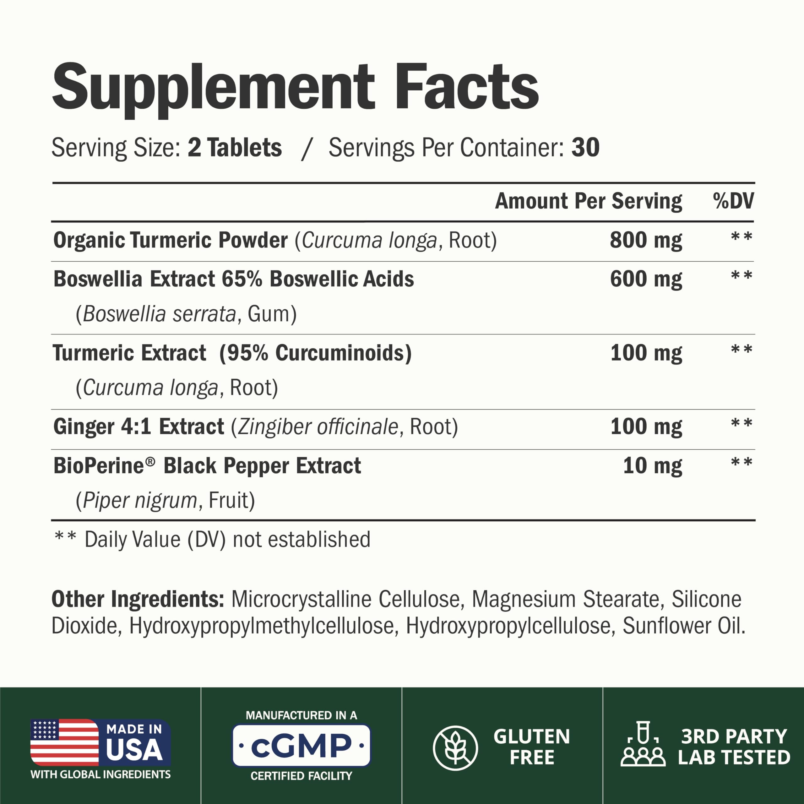 Vimerson Health ingredientes curcuma y boswellia juntos para sinergia