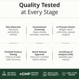 Vimerson Health sello de pruebas de terceros que indica control de calidad