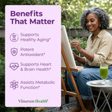 Vimerson Health etiqueta en primer plano con ingredientes clave visible y transparencia