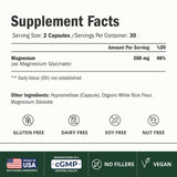 Vimerson Health etiqueta con ingredientes y certificaciones claras