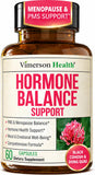 Vimerson Health frasco frontal mostrando diseño y beneficio de equilibrio