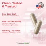 Vimerson Health mezcla botánica de cohosh negro y trébol rojo para soporte