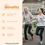 Vimerson Health primer plano de tabletas mostrando textura y facilidad