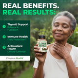 Vimerson Health cápsulas abiertas ilustrando forma orgánica y calidad
