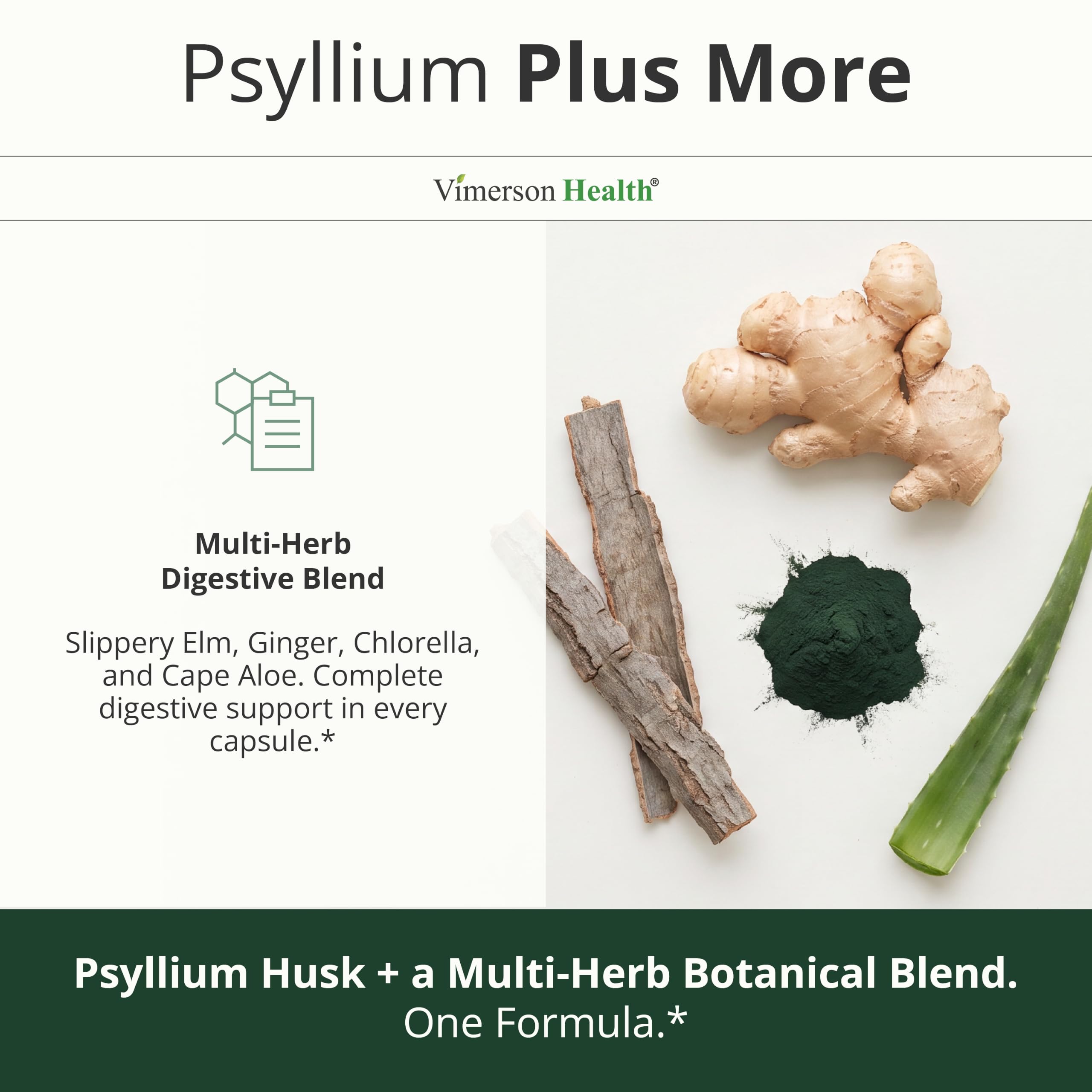 Vimerson Health cápsulas en mano ilustrando la dosis recomendada