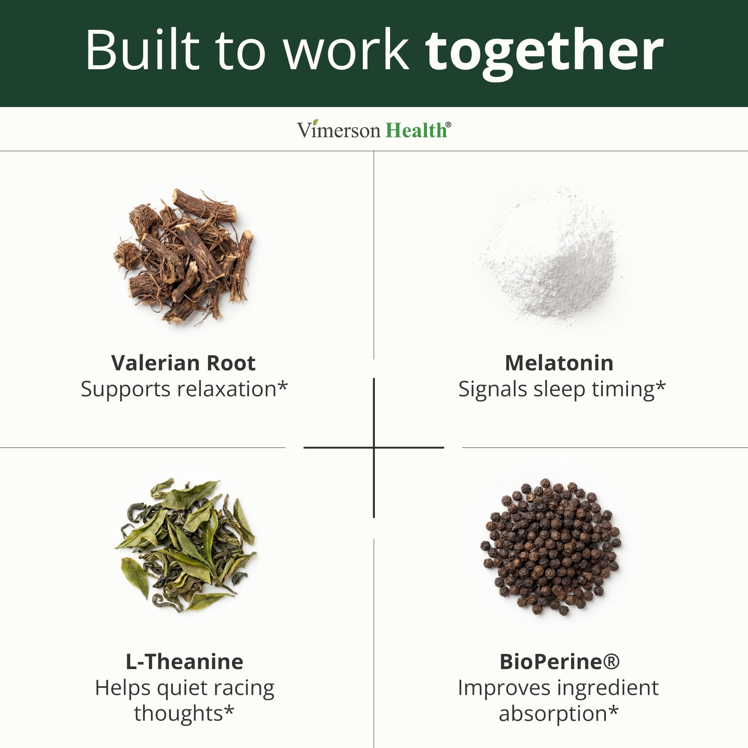 Vimerson Health producto en uso en rutina nocturna para favorecer sueño